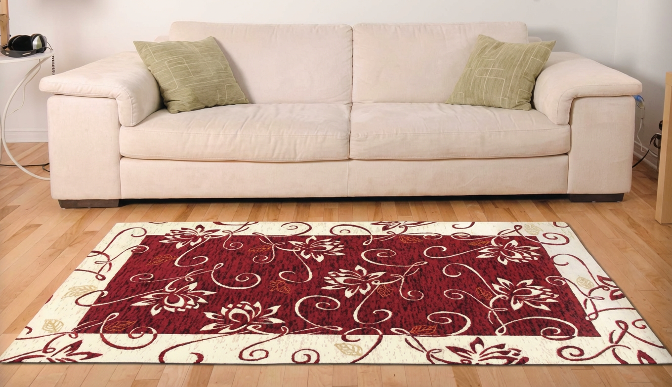 salotto con tappeto ninfee