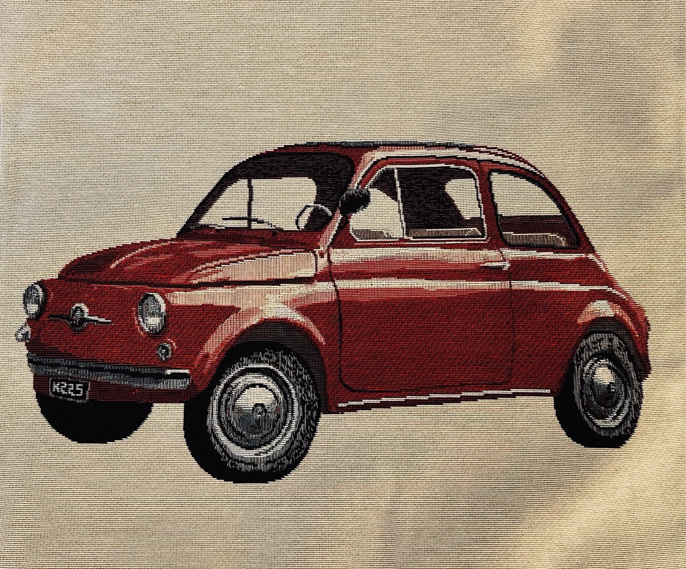 Cuscino .Il vero tessuto Gobelin è un tipo di tessuto pesante, lavorato a jacquard, che imita l’aspetto degli antichi arazzi.